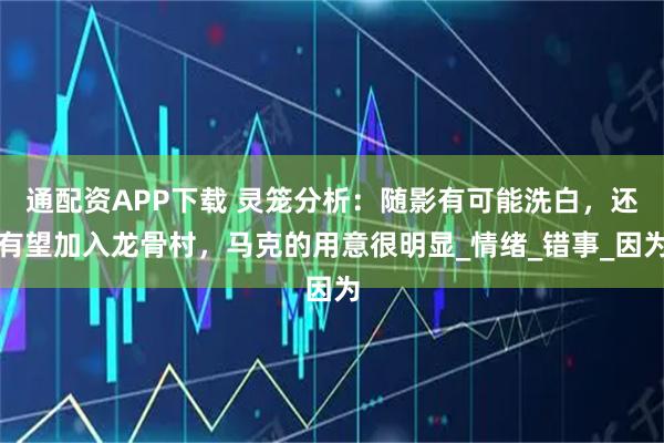 通配资APP下载 灵笼分析：随影有可能洗白，还有望加入龙骨村，马克的用意很明显_情绪_错事_因为